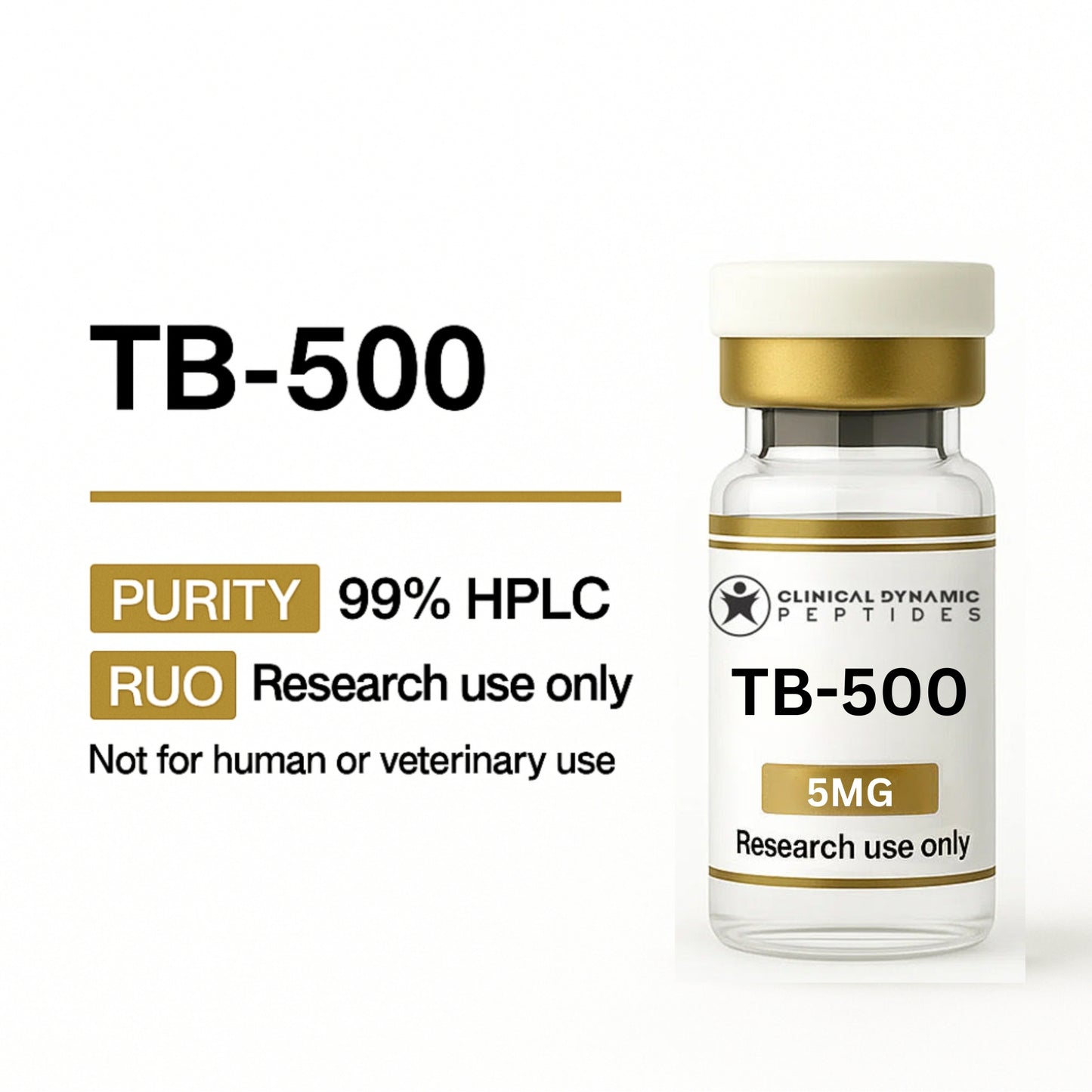 TB-500 (Thymosion Beta-4) 5mg (43aa) (5ml Vial)