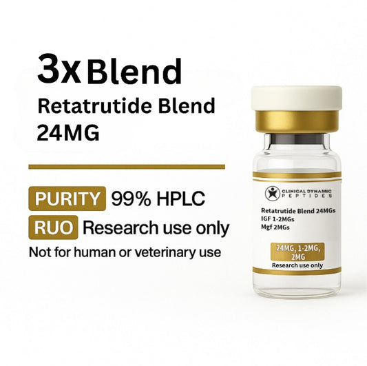 3x Blend 24 Retatrutide/ IGF 1-2 MG/ MGF-2MG (5ml Vial)